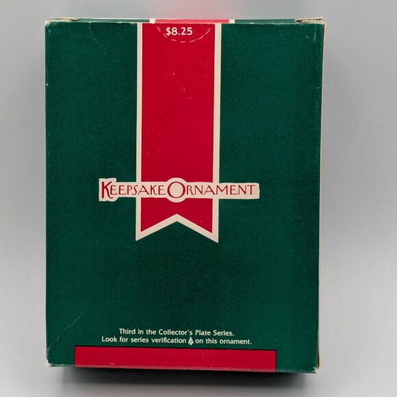 Hallmark Keepsake Morning of Wonder 1989 Miniature Porcelain Plate 3rd in Series - Picture 9 of 11